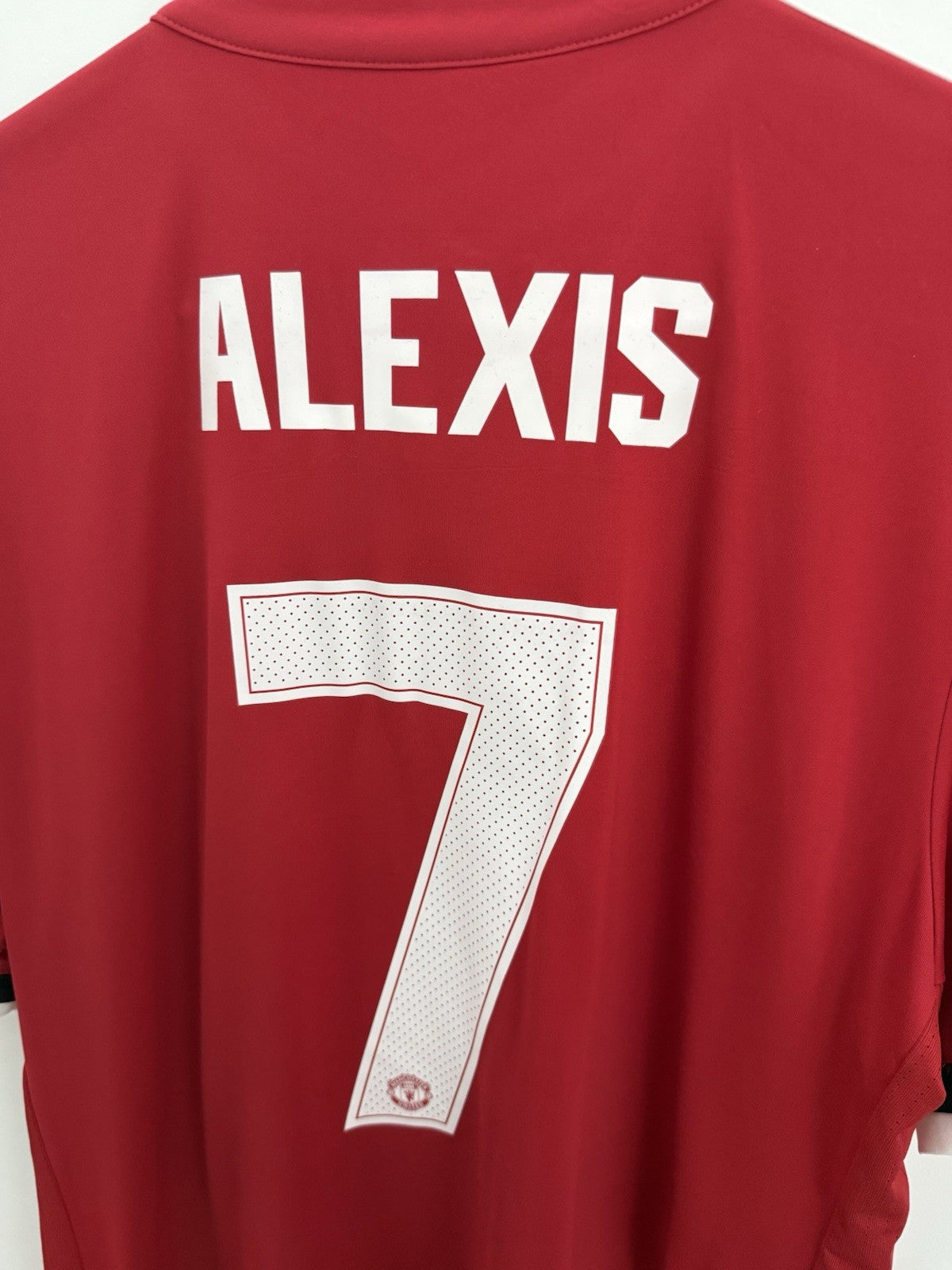 Manchester United Alexis #7 2017/18 Large Home Shirt Excellent Condition BS1214