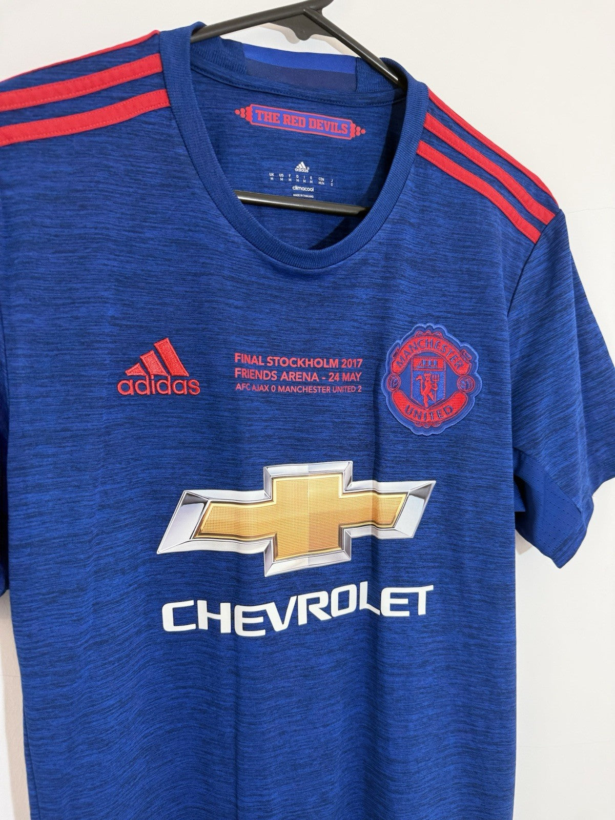Manchester United 2016/17 Medium Away Europa League Excellent Condition AI6704