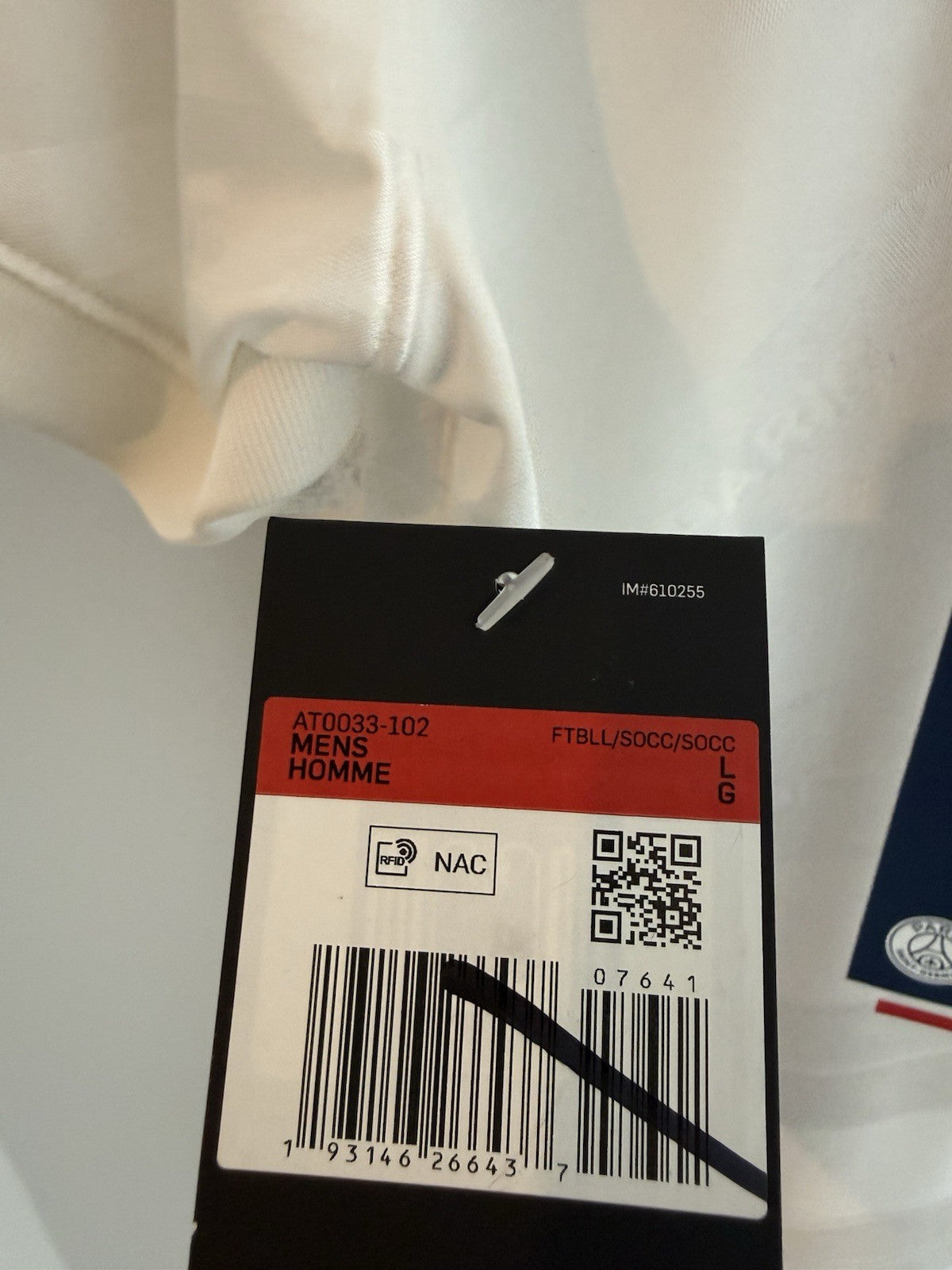 Paris St Germain Icardi #18 2019/20 Large 3rd Shirt Nike BNWT AT0033-102