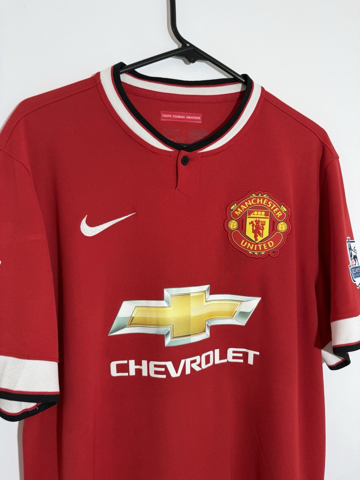 Manchester United Di Maria #7 2014/15 Large Home Excellent Conditio 611031-624