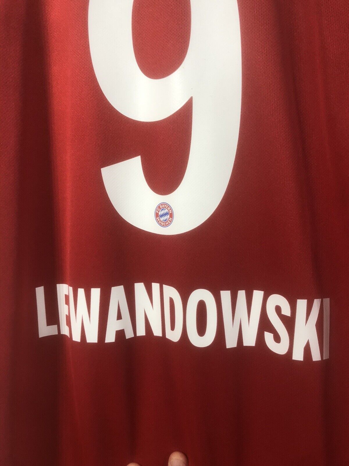 Lewandowski 9 Bayern Munich 2019 20 Large Home Shirt Excellent Condition Dw7410
