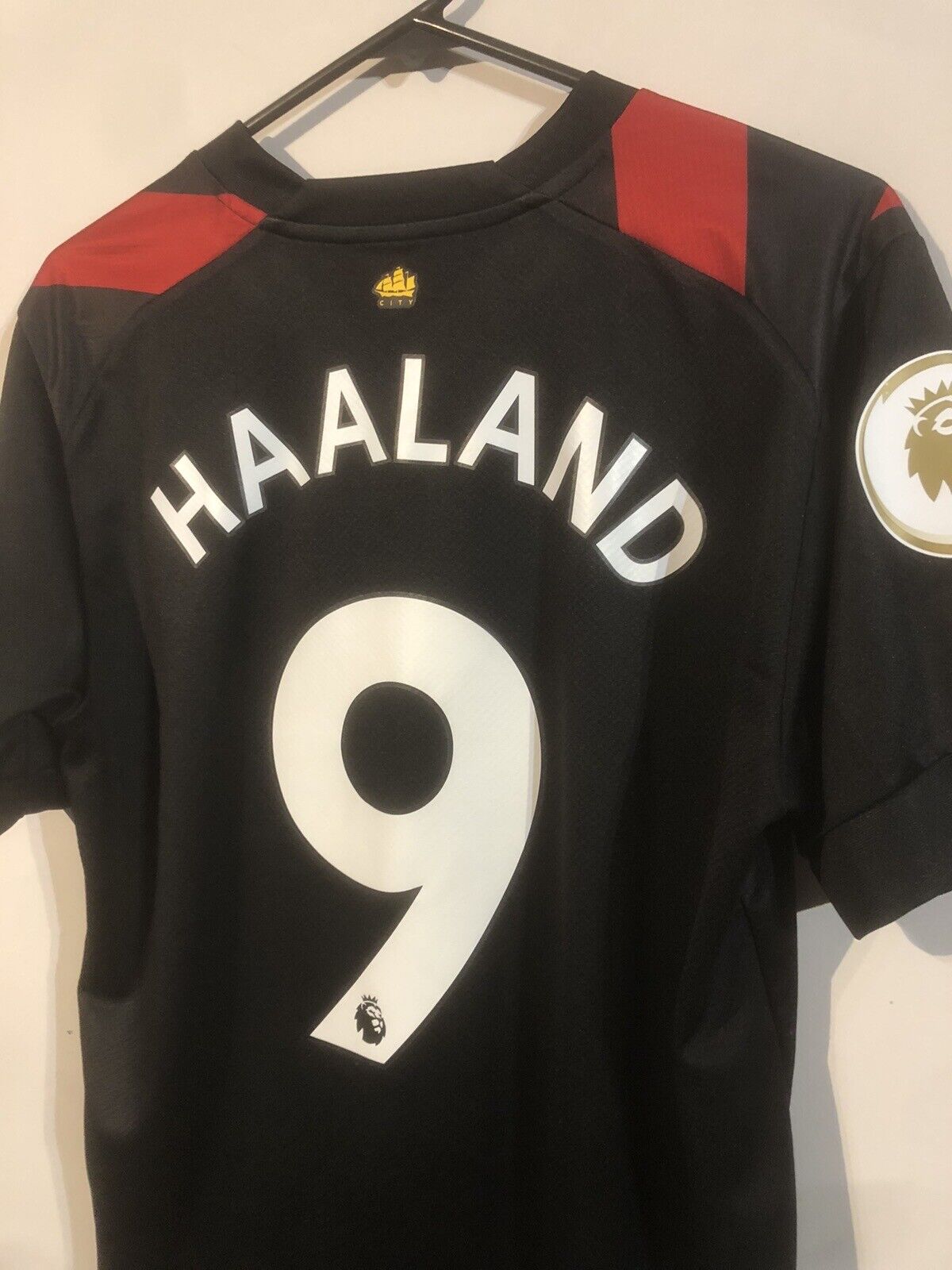 Haaland #9 Manchester City Treble 2022/23 Medium Away Shirt Excellent Condition