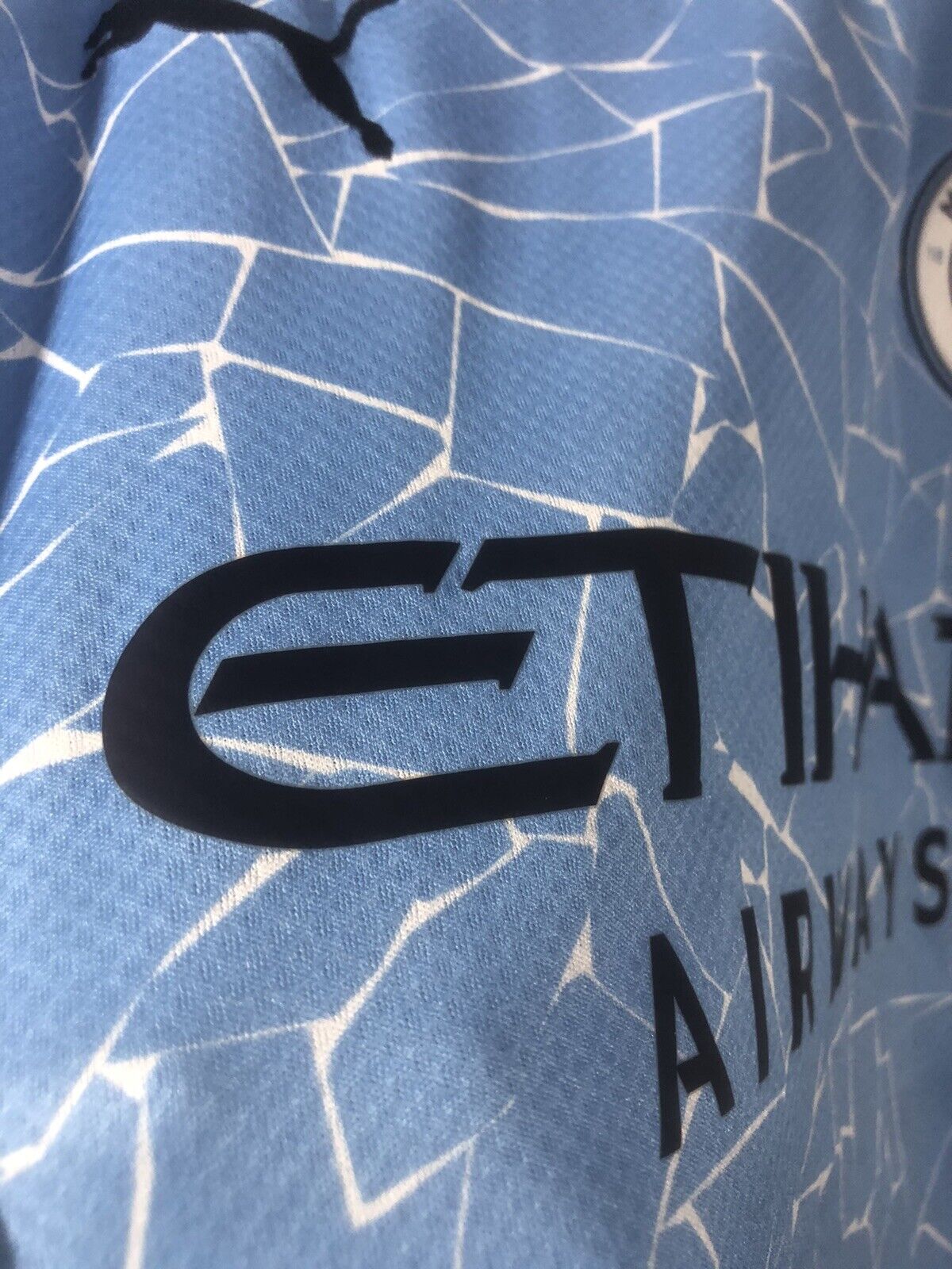 Foden 47 Manchester City 2020 21 Home Medium Shirt Excellent Condition 757058 01