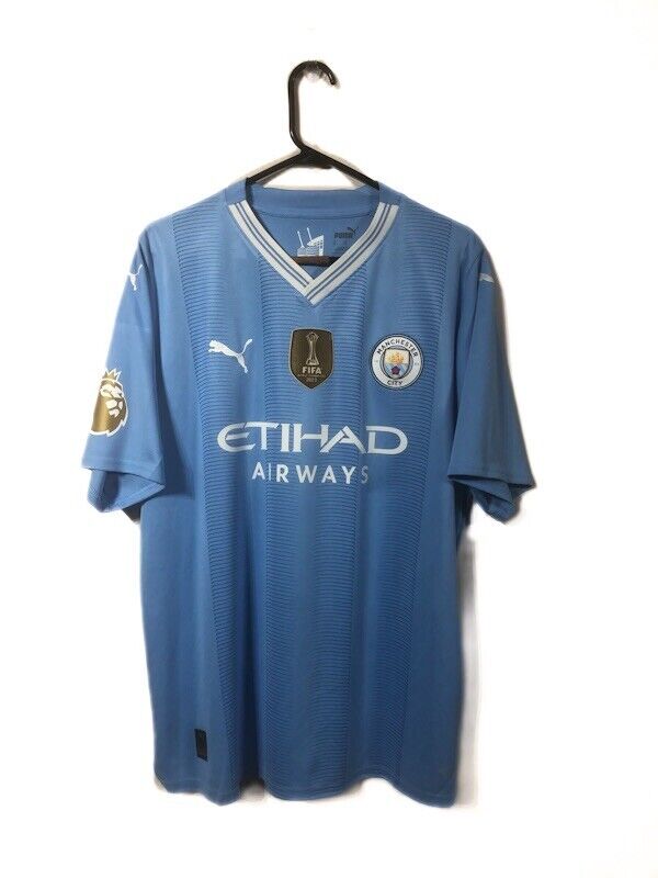 Haaland 9 Manchester City 2023 24 Xl Home Shirt Excellent Condition 770438 01