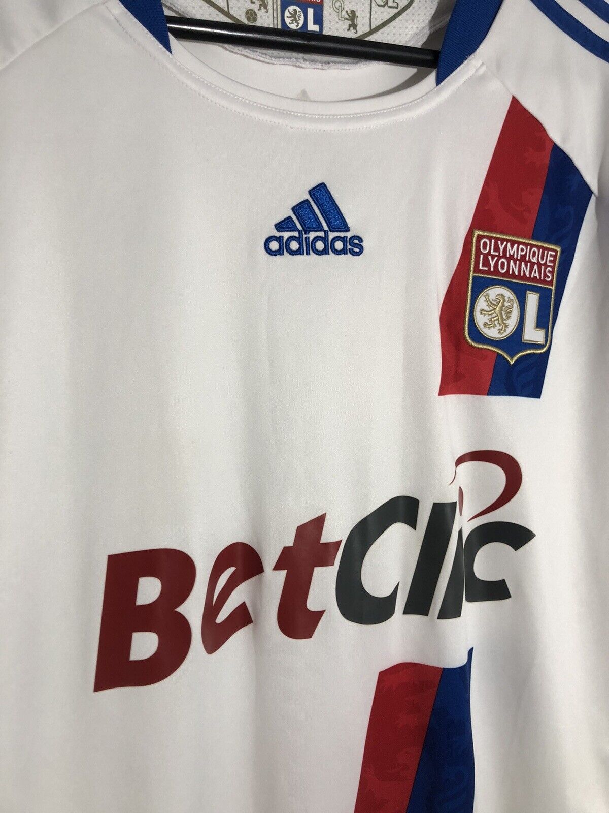 Olympique Lyonnais 2010 11 Xl Home Shirt Adidas Excellent Condition P00333