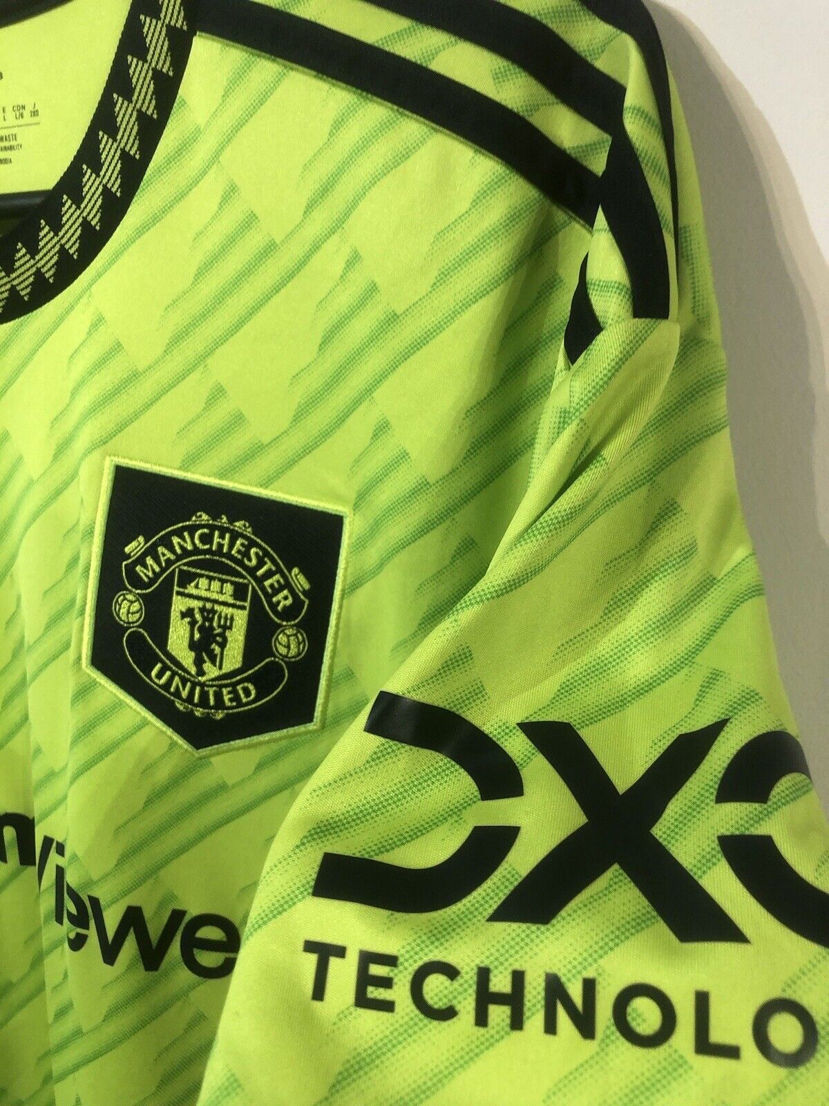 Eriksen #14 Manchester United 2022/23 3rd Large Shirt Adidas Excellent Condition