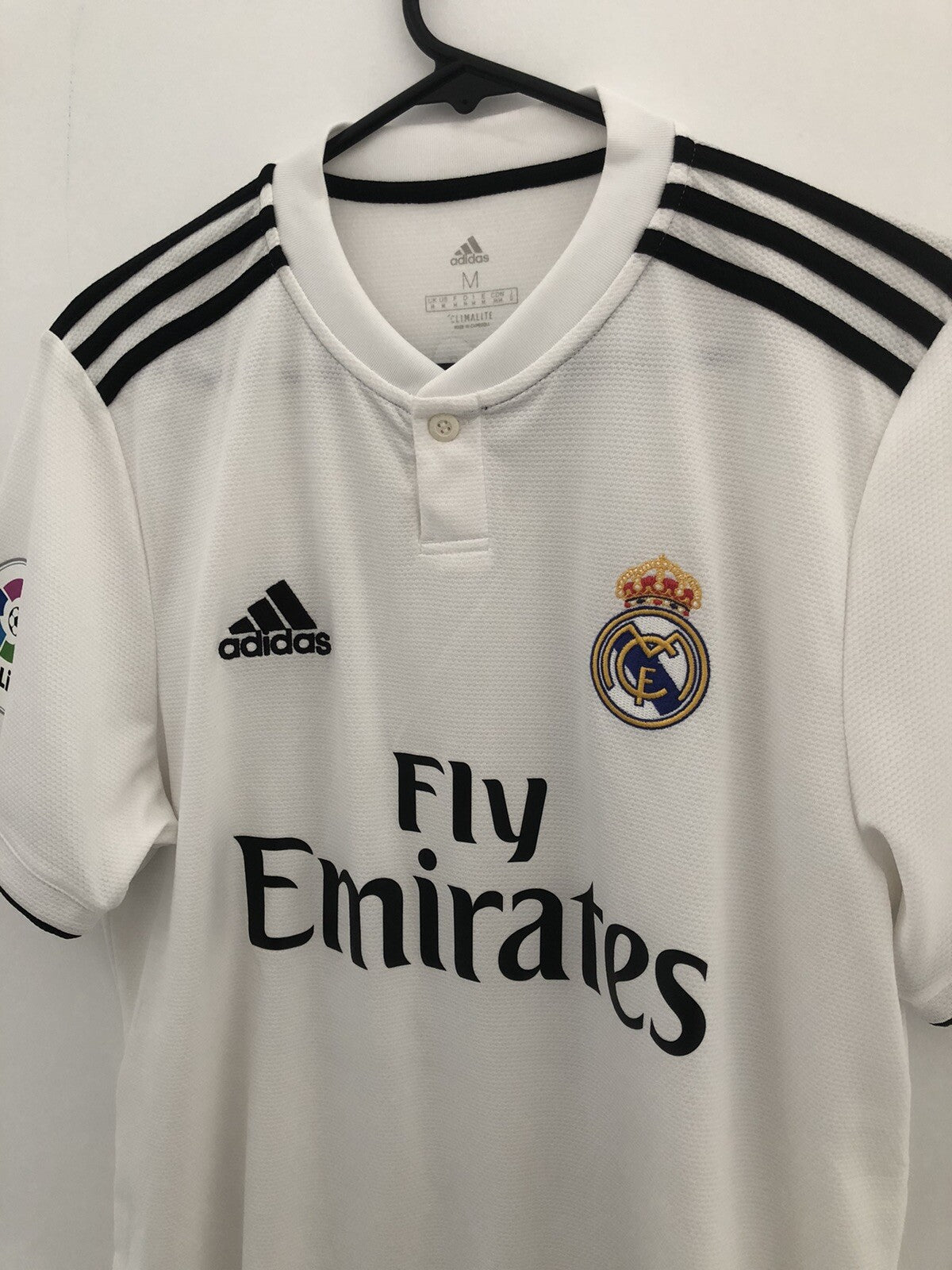 Real Madrid Isco #22 2018/19 Medium Home Shirt Adidas Excellent Condition CG0550