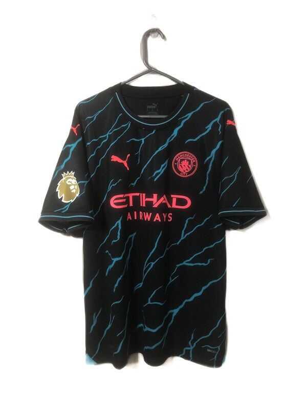 Manchester City Haaland #9 2023/24 XL 3rd Shirt Excellent Condition 770461-03