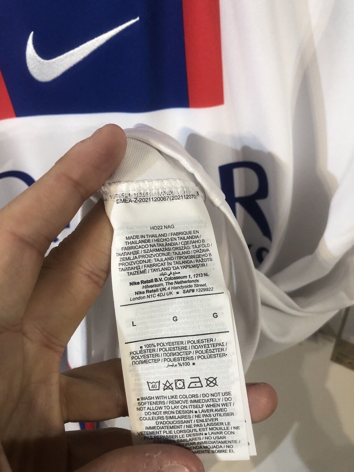 Messi #30 Paris St Germain 2022/23 Large CL Away Shirt Nike Excellent Condition