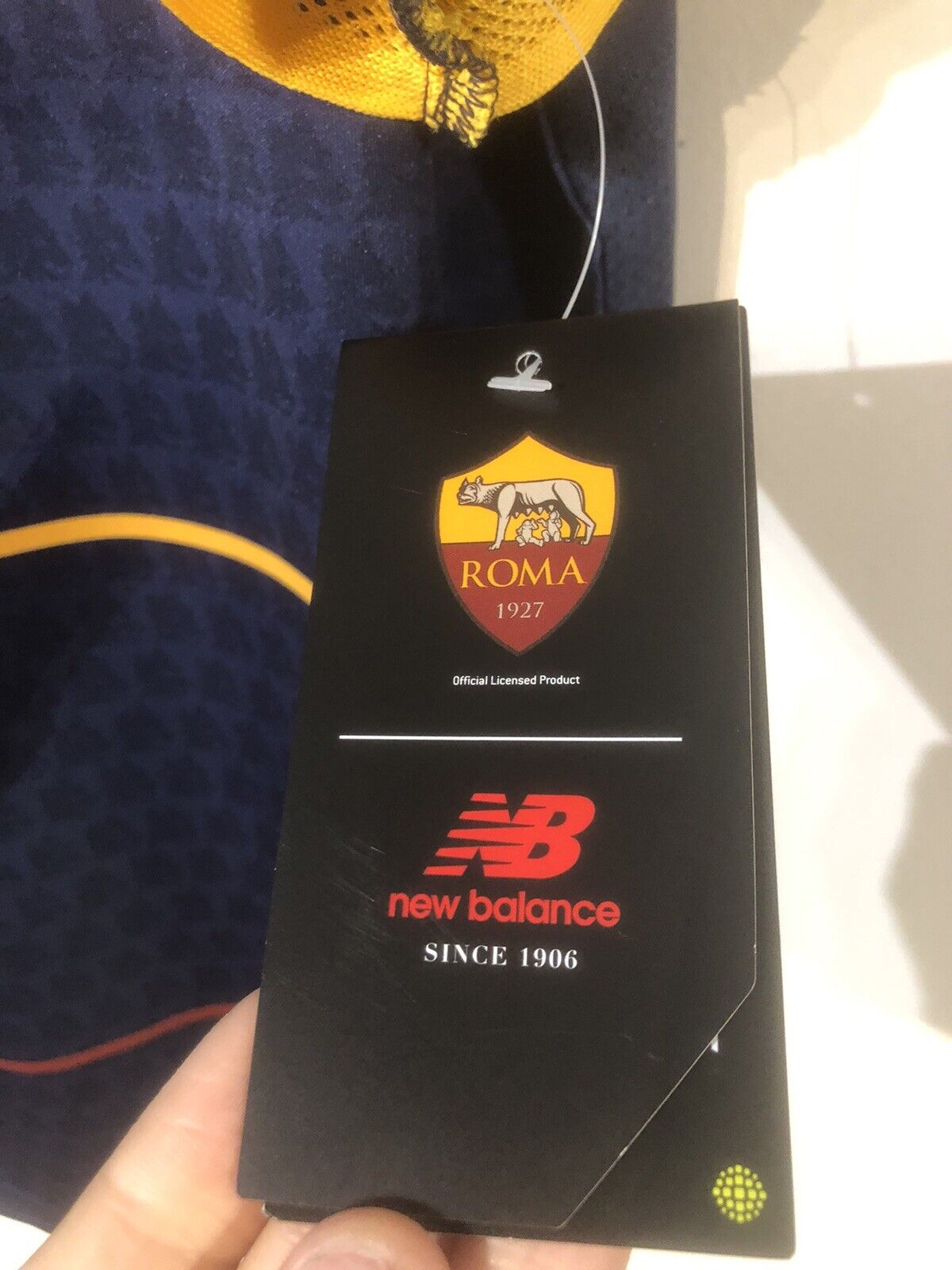 Mancini #23 AS Roma 4th 2021/22 Large Football Shirt New Balance BNWT