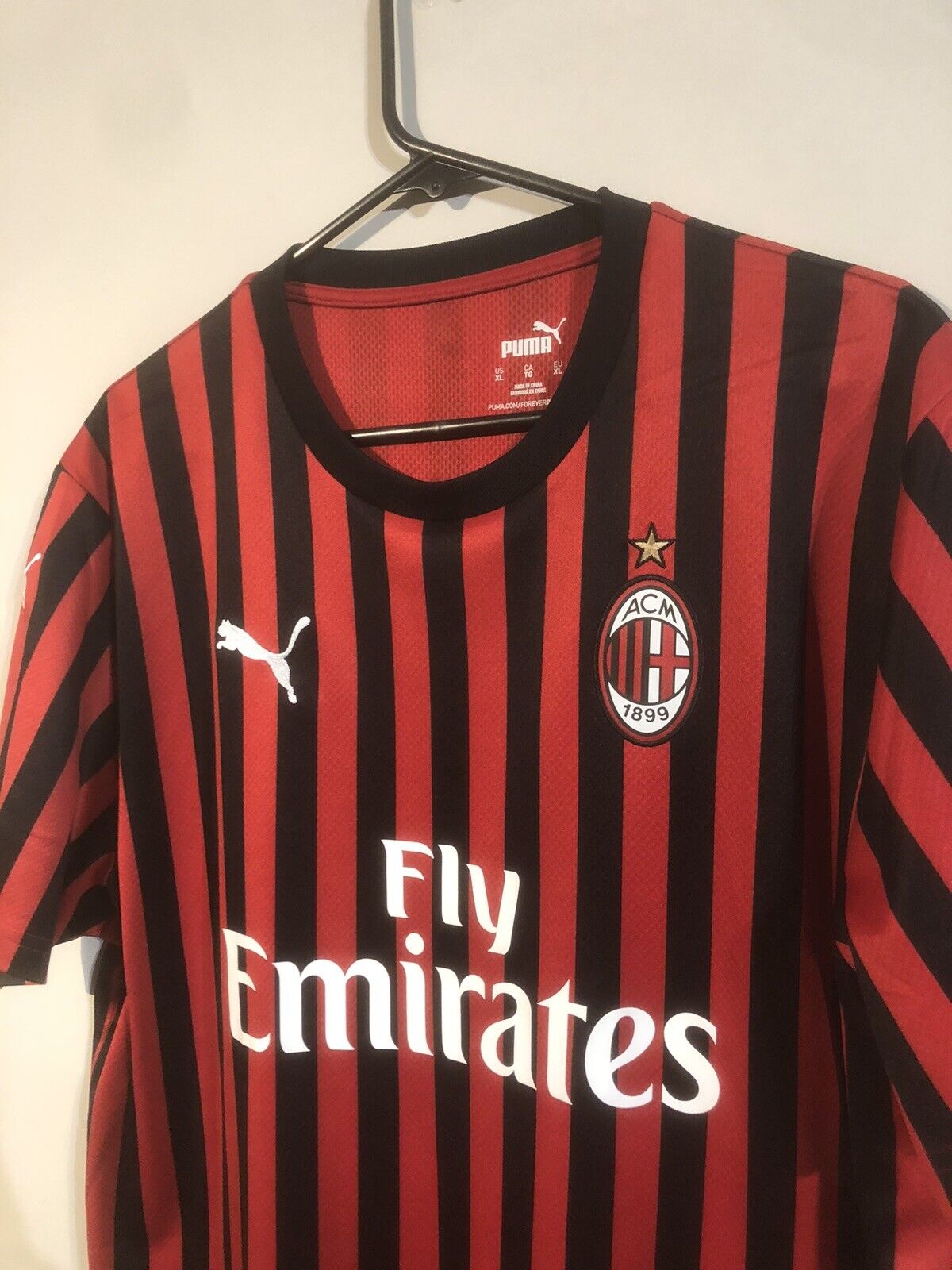 Rebic #18 AC Milan 2019/20 XL Home Football Shirt Puma Excellent Condition
