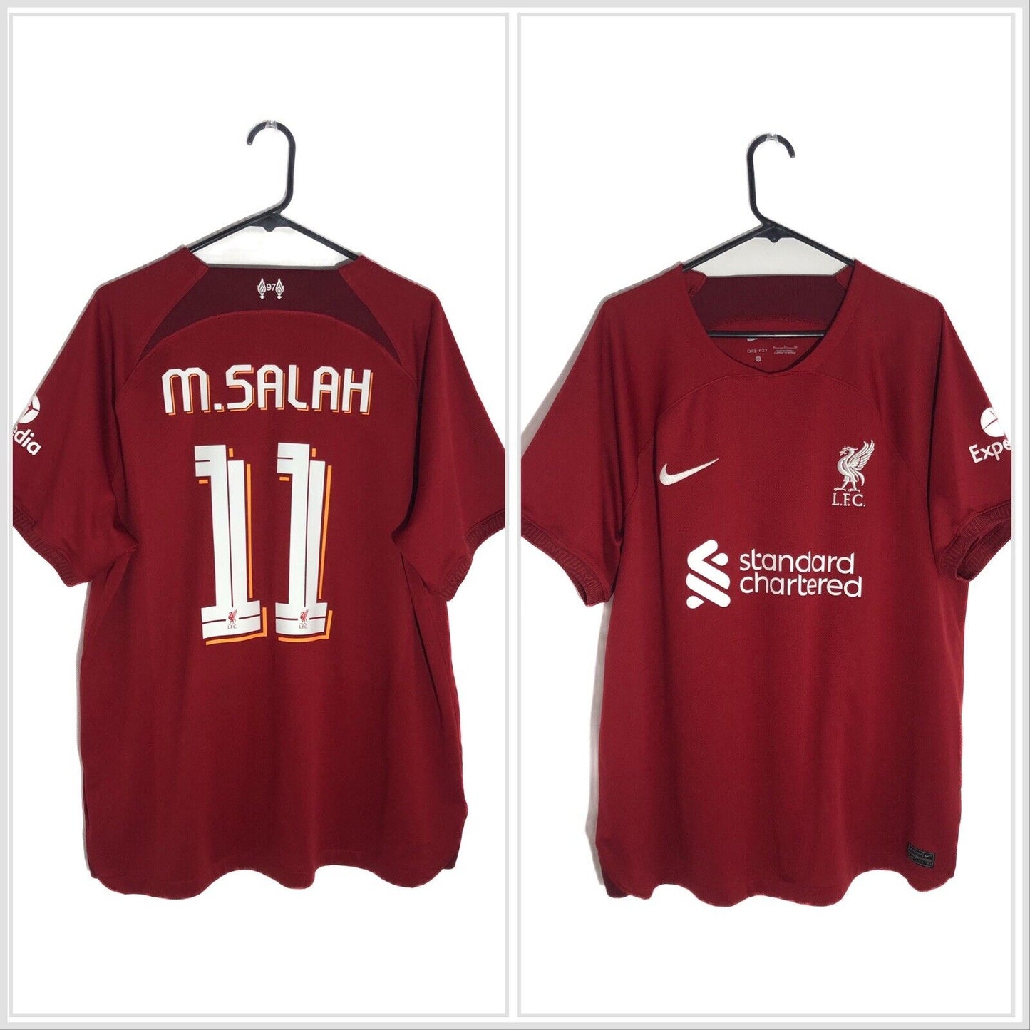 M Salah 11 Liverpool Xl 2022 23 Home Nike Excellent Condition Dm1843 609