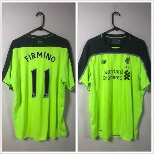 Firmino #11 Liverpool 2016/17 XL 3rd Shirt Excellent Condition