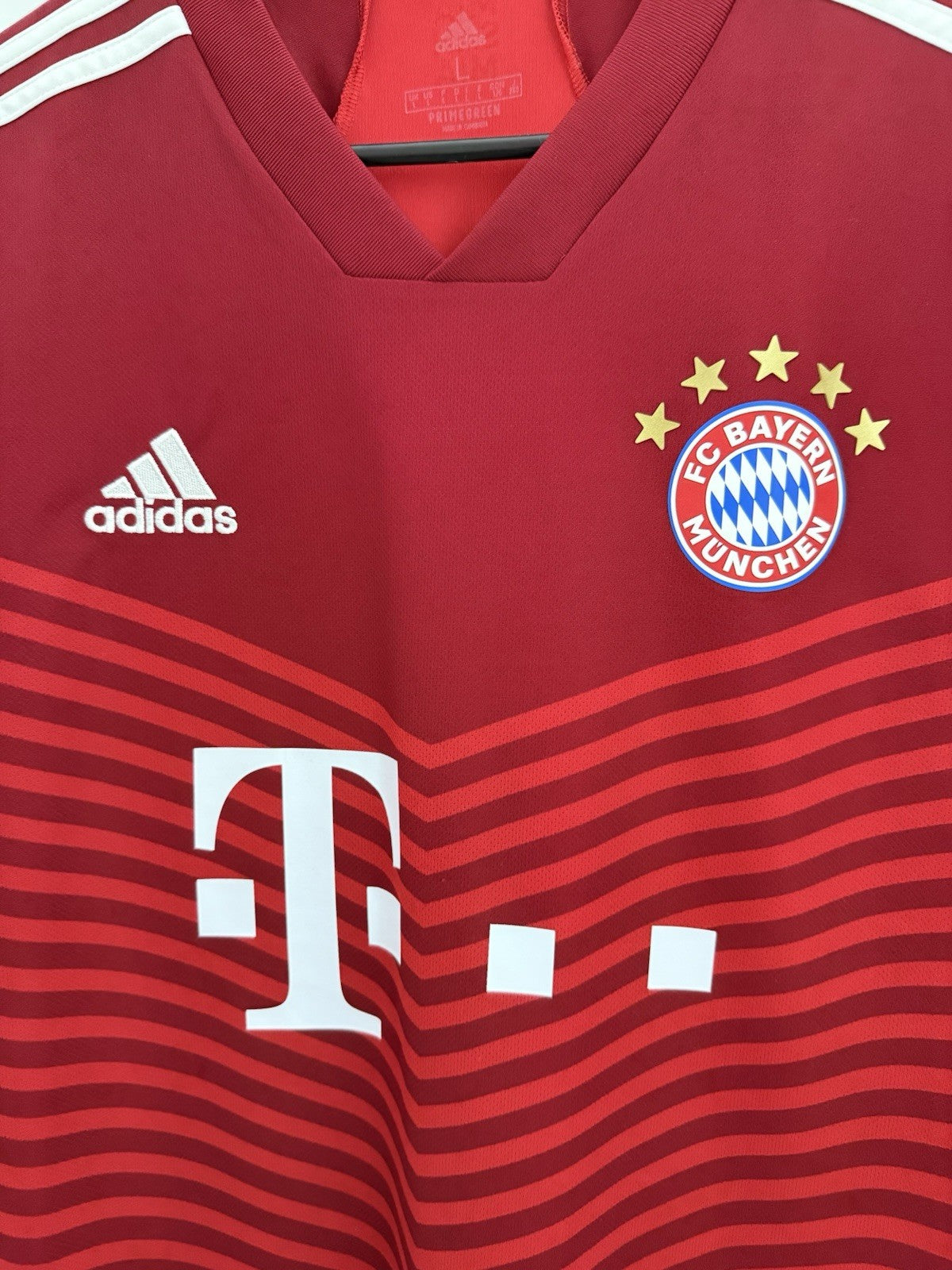 Bayern Munich Musiala #42 2021/22 Large Home Excellent Condition GR0486