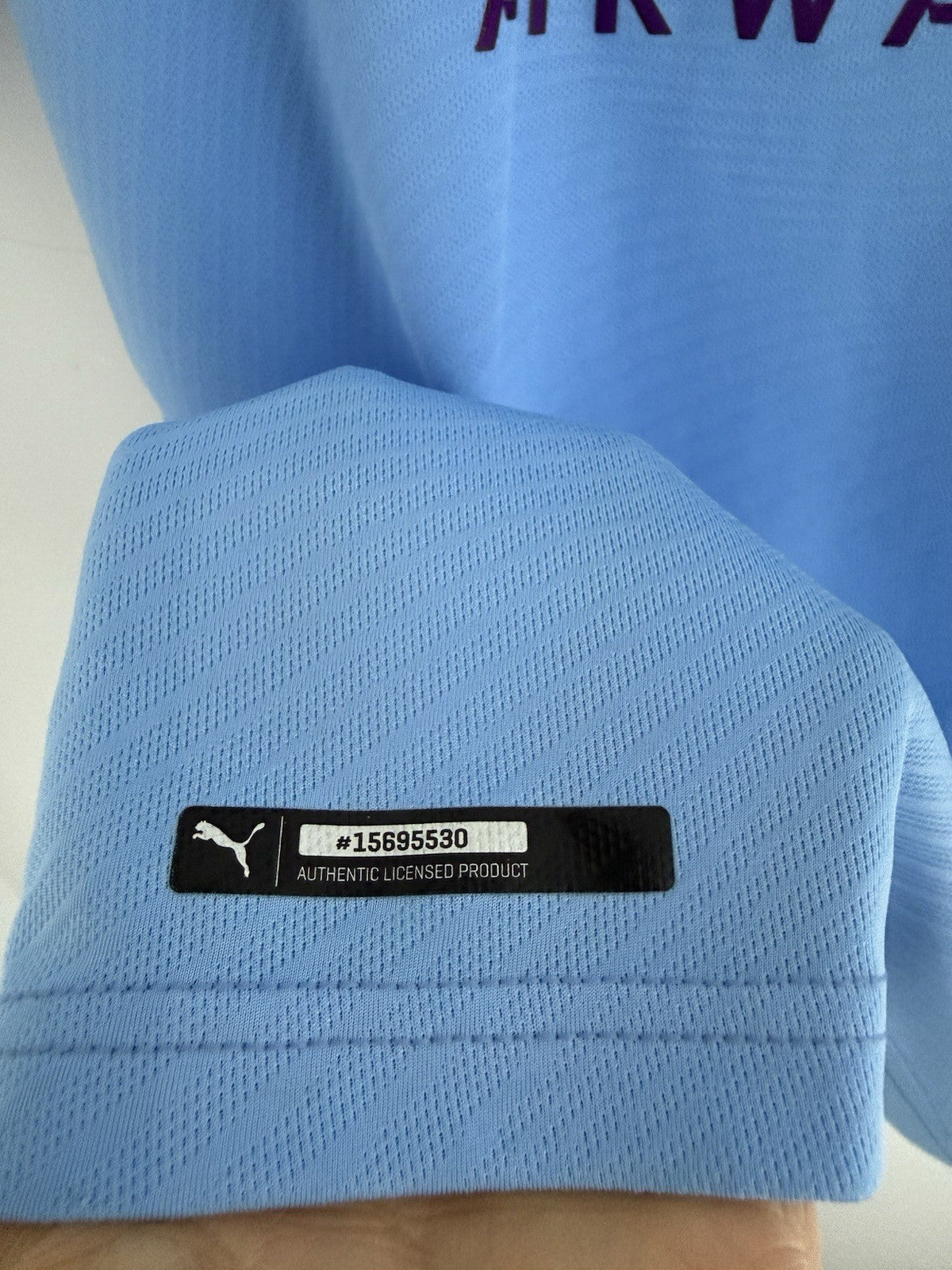 Manchester City Foden #47 2019/20 Medium (S) Home Excellent Condition 755586-01