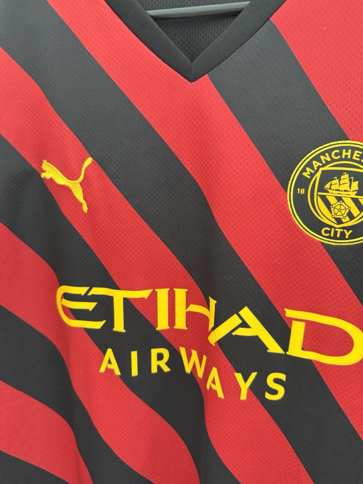 Man City De Bruyne #17 2022/23 Large Away Shirt Excellent Condition 765722-02