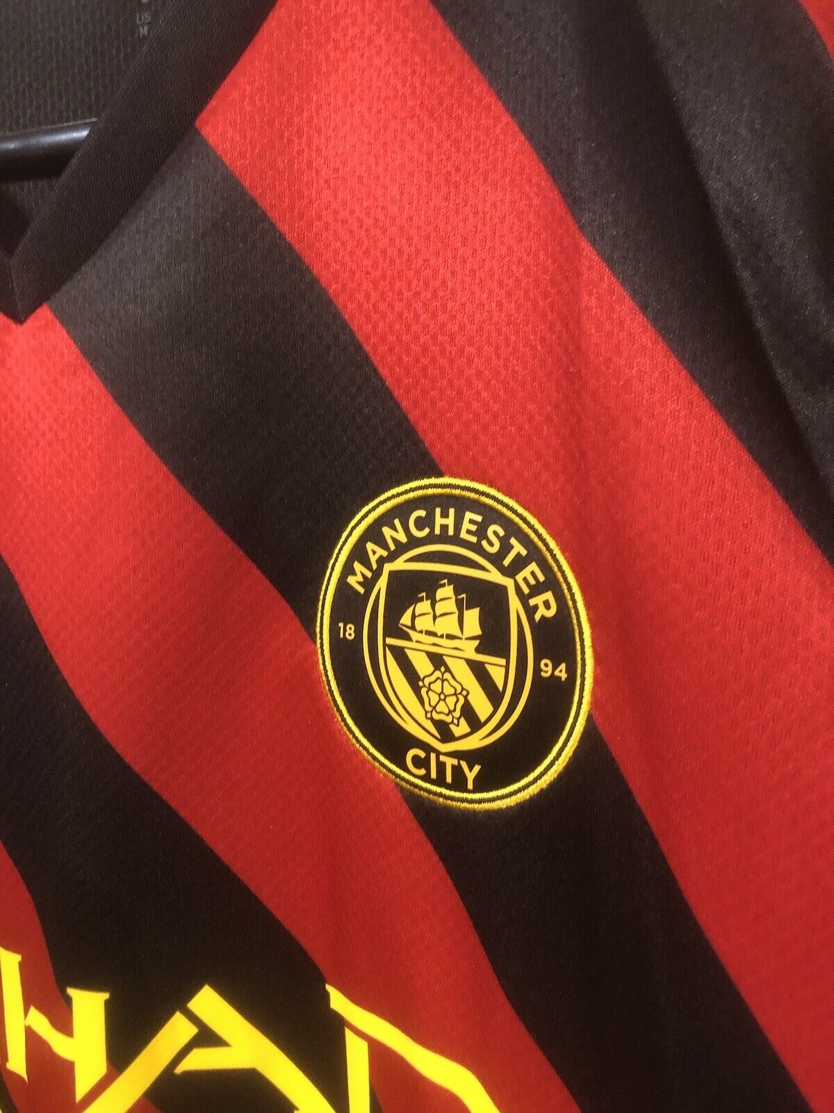 Haaland #9 Manchester City Treble 2022/23 Medium Away Shirt Excellent Condition