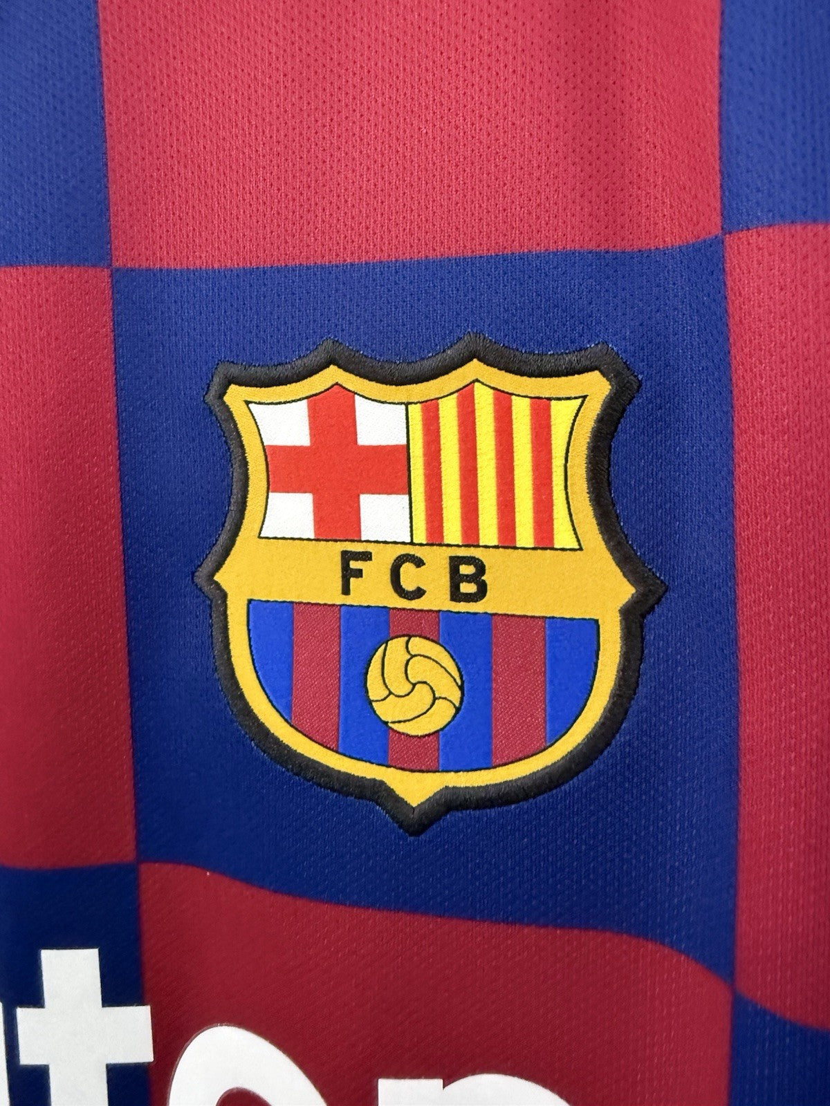 Barcelona Suarez #9 2019/20 Medium Home Shirt Excellent Condition AJ5532-456