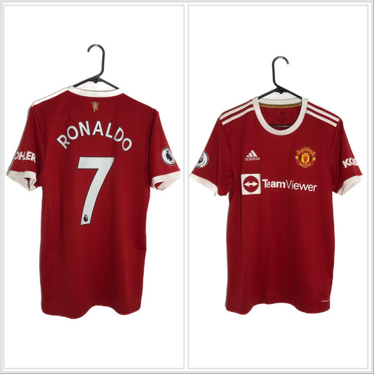 Ronaldo 7 Manchester United Medium 2021 22 Home Shirt Excellent Condition H31447