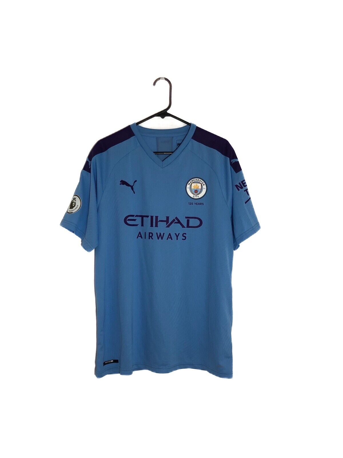 Silva 21 Manchester City 2019 20 Xl Home Shirt Excellent Condition 755586 01