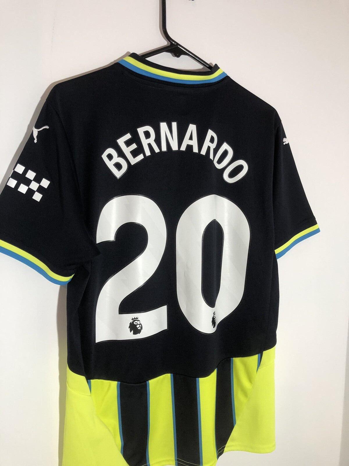Manchester City Bernardo #20 2024/25 Medium Away Excellent Condition 775086-02