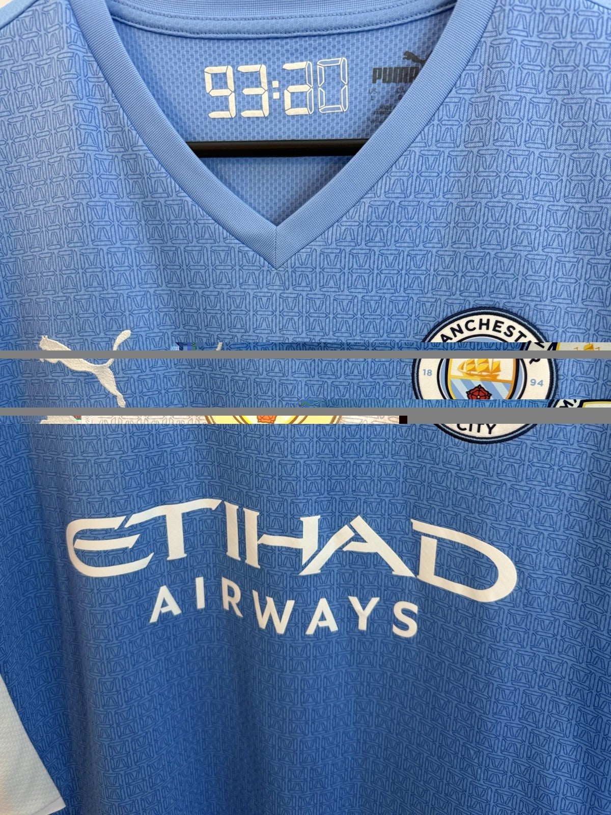 Manchester City Foden #47 2021/22 Large Home Shirt Excellent Condition 759202-01