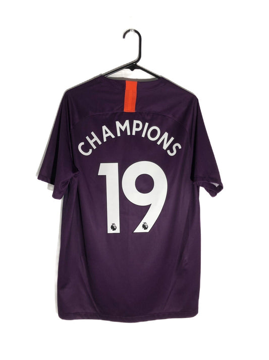Manchester City Champions #19 2018/19 Large 3rd Excellent Condition 919001-538
