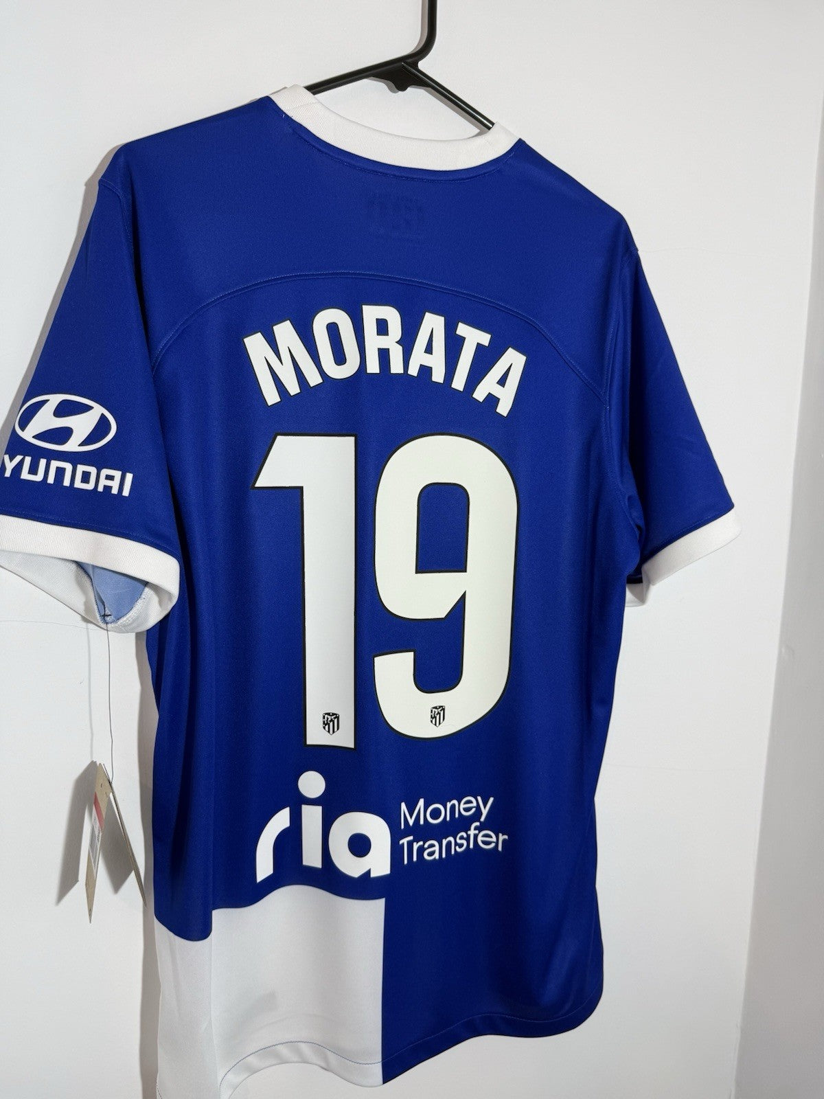 Atletico Madrid Morata #19 2023/24 Large 3rd Shirt BNWT DX2679-418