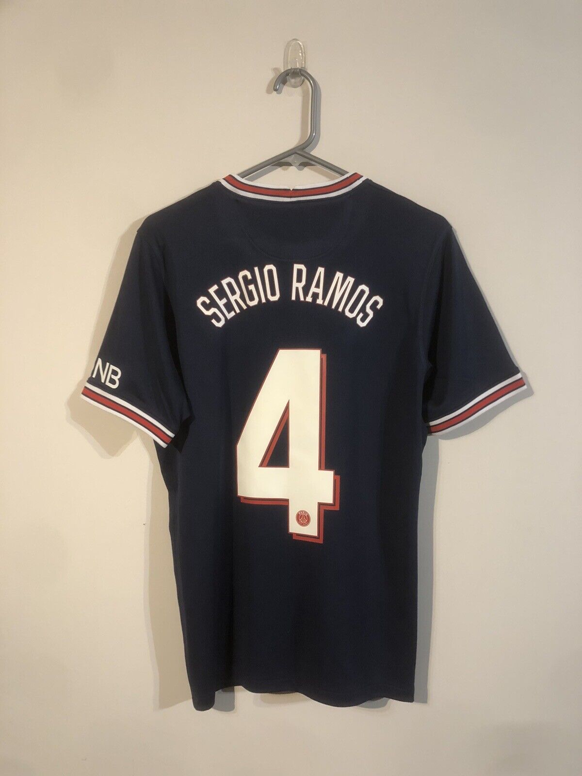 Sergio Ramos #4 Paris St Germain 2021/22 Small Home Shirt Excellent Condition