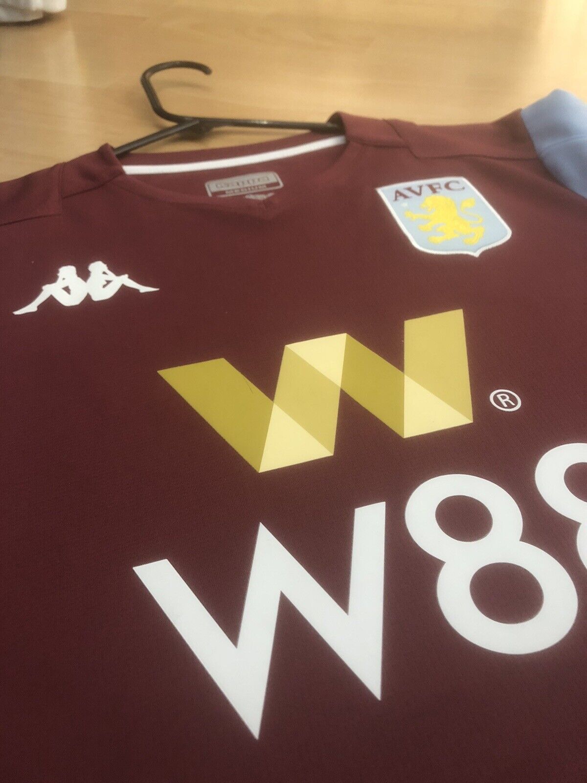 Konsa 15 Aston Villa 2019 20 Medium Home Shirt Kappa Excellent Condition