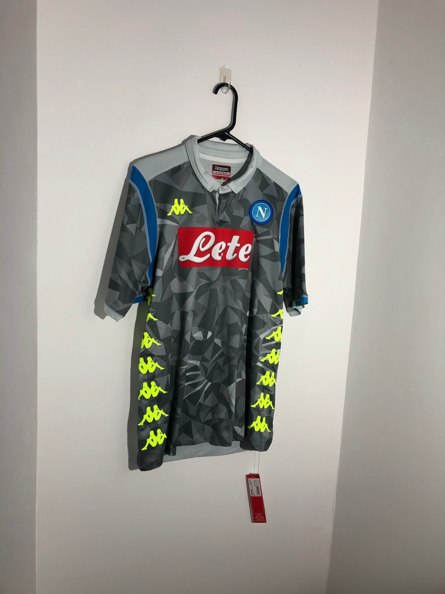 Insigne #24 Napoli 2018/19 Kappa Large 3rd Shirt BNWT 3032vw0