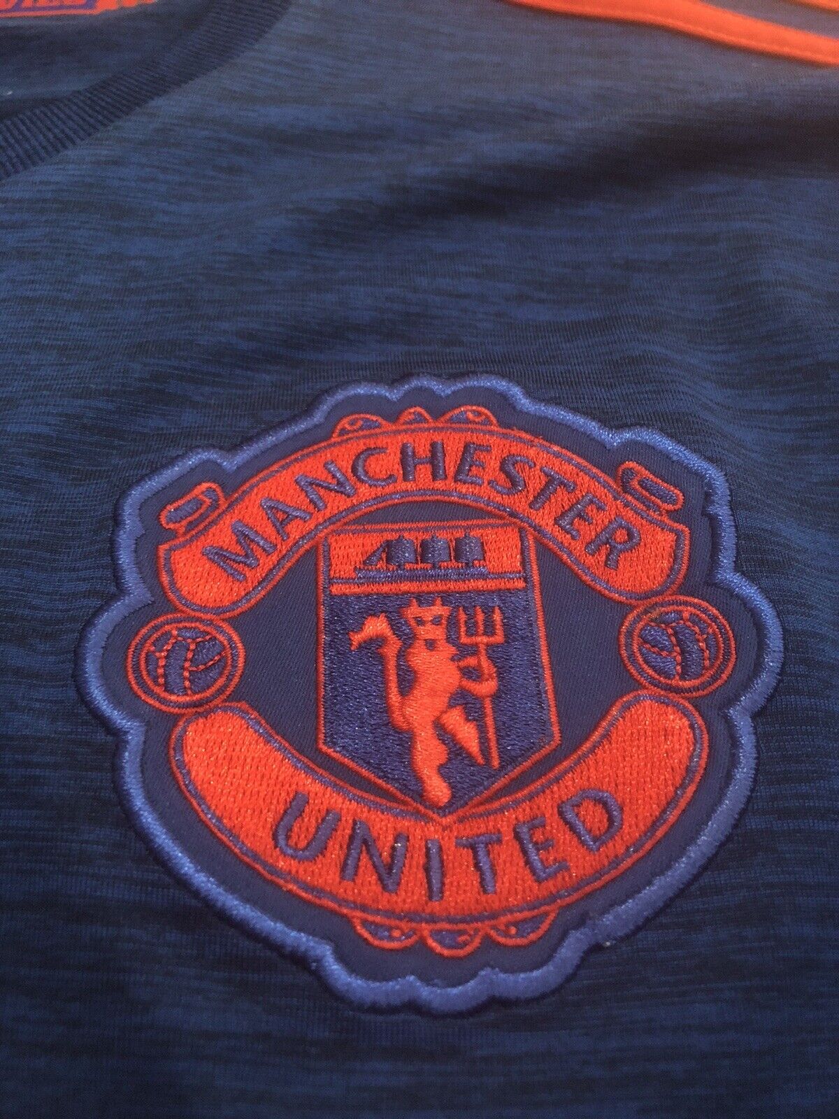 Manchester United 2016 17 Large Ls Away El Final Excellent Condition Ai6703