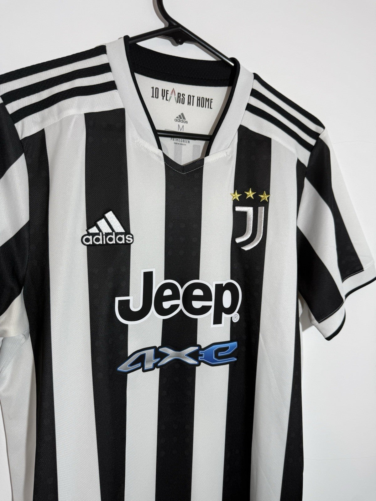 Juventus Vlahovic #7 2021/22 Medium Home Shirt Adidas Excellent Condition GS1442