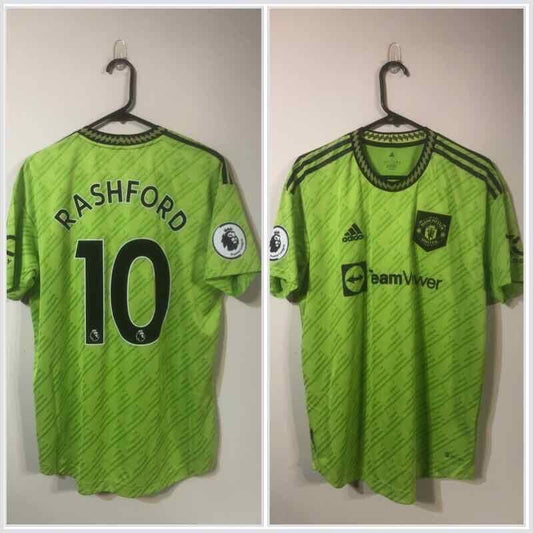 Rashford #10 Manchester United 2022/23 3rd Authentic Large Shirt Adidas BNWT