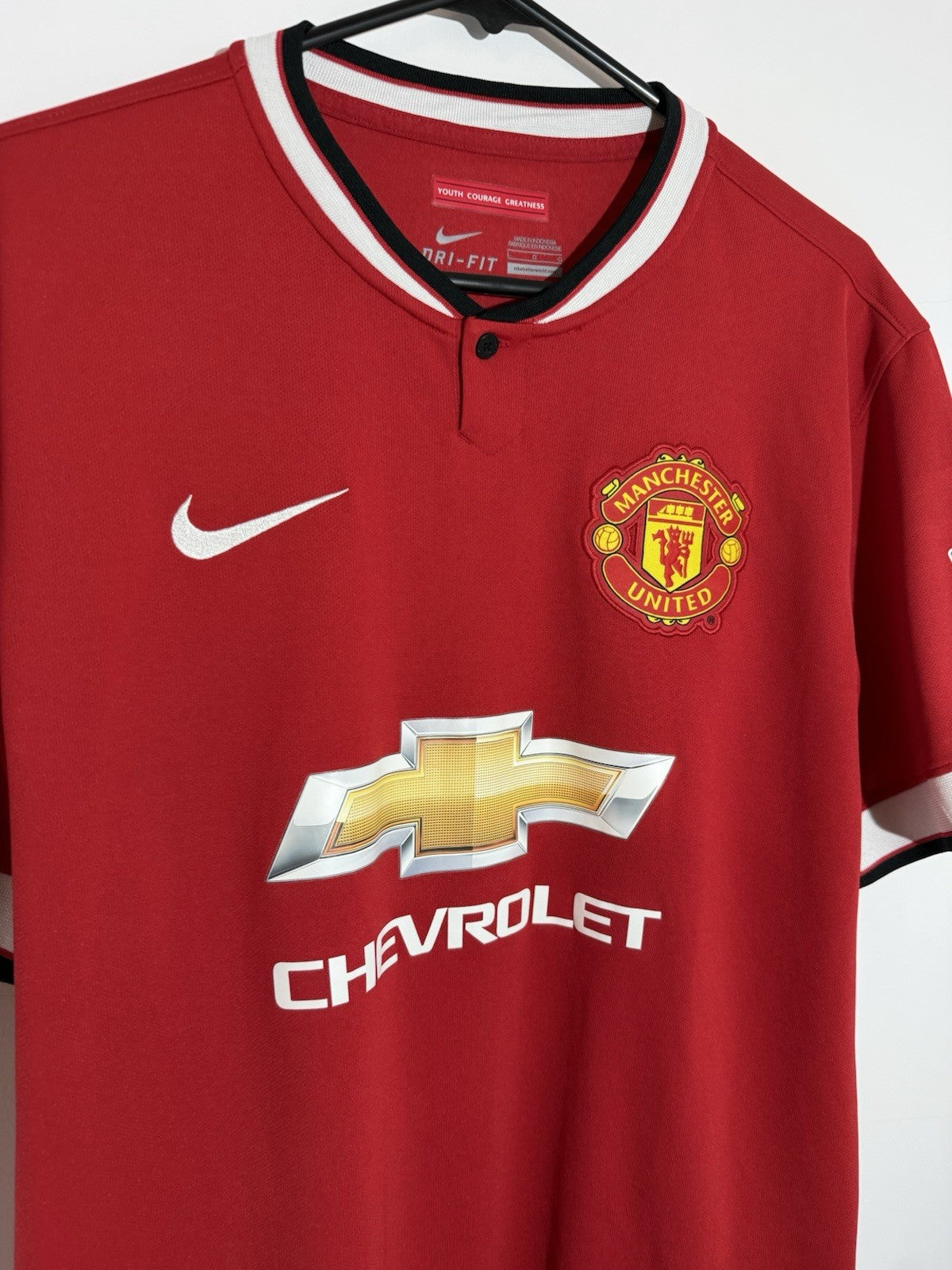 Manchester United Marcos Rojo #5 2014/15 L Home Excellent Condition 611031-624