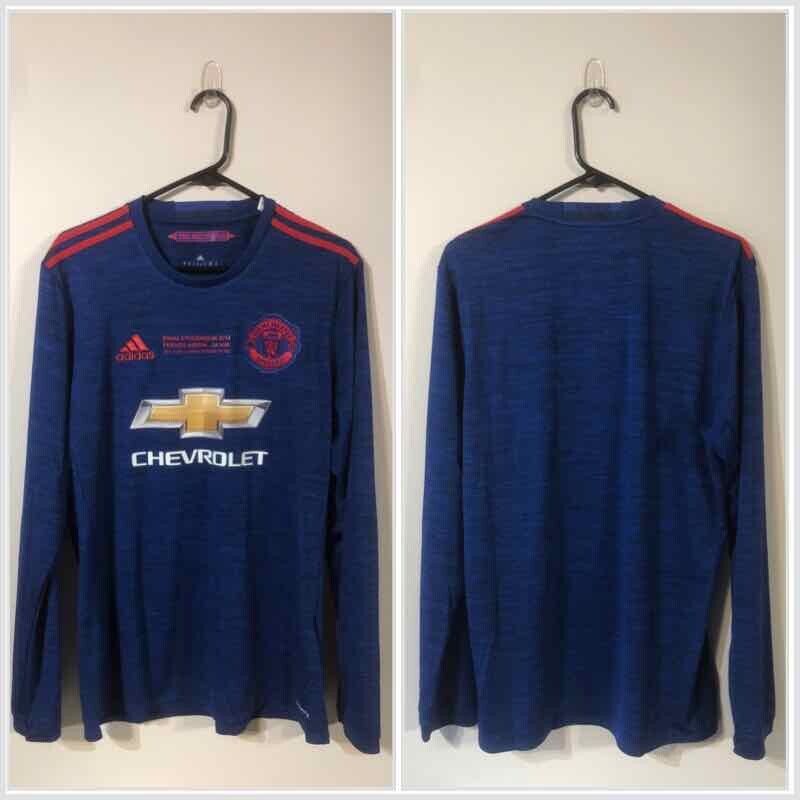 Manchester United 2016/17 Medium L/S Away Europa League Final Shirt BNWT