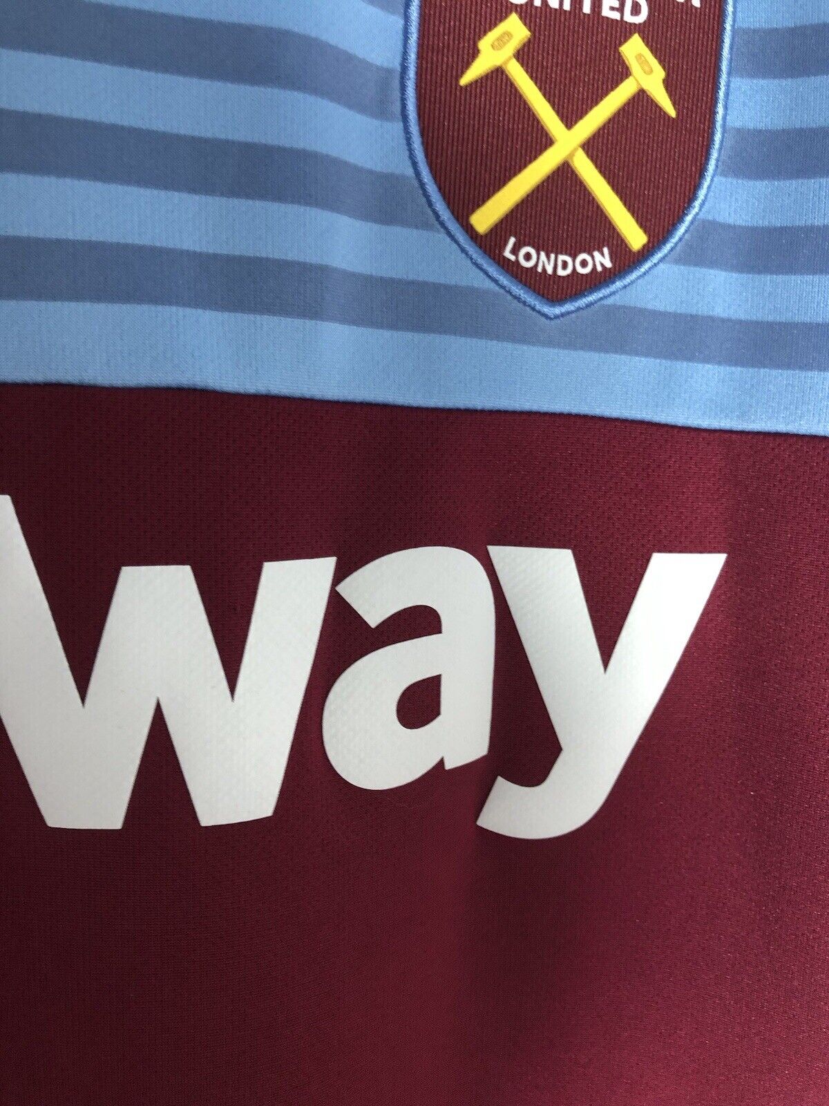 Noble 16 West Ham United 2019 20 Medium Home Shirt Umbro Excellent Condition