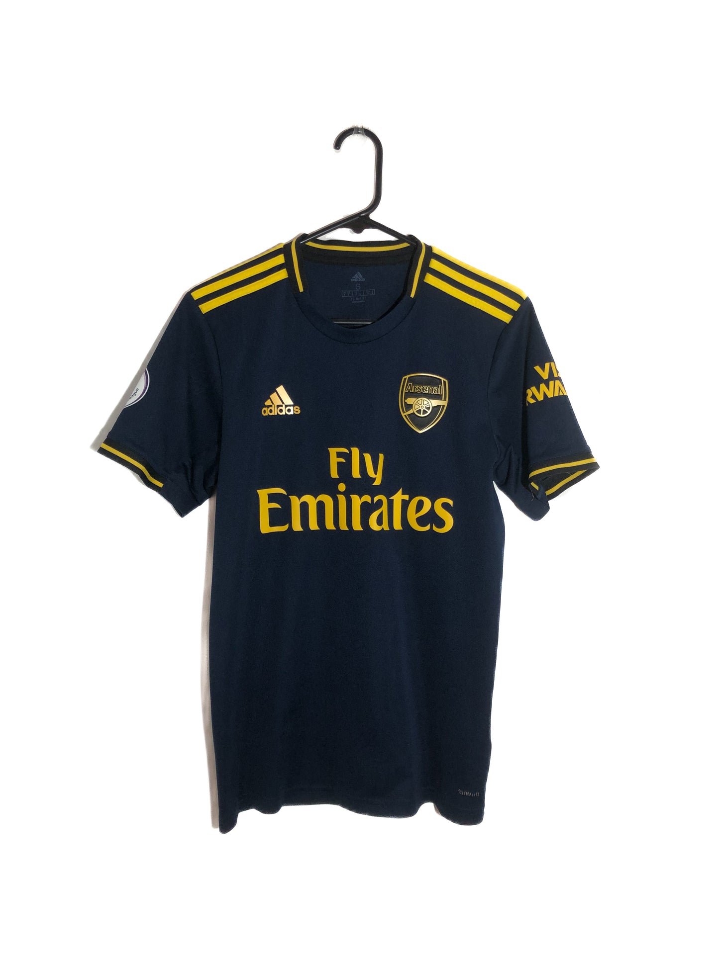 Saka #77 Arsenal 2019/20 Small 3rd Football Shirt Excellent Condition FJ9322