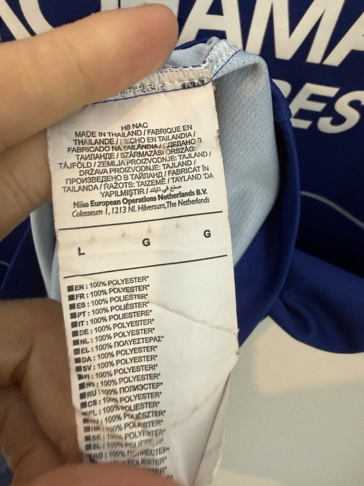 Chelsea Azpilicueta #28 2018/19 Large Home Shirt Excellent Condition 919009-496