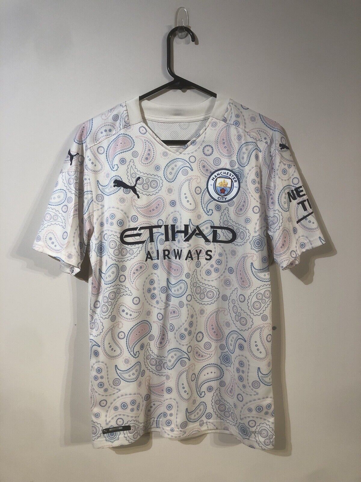 Rodrigo #16 Manchester City 2020/21 Medium 3rd Shirt Puma Excellent Condition