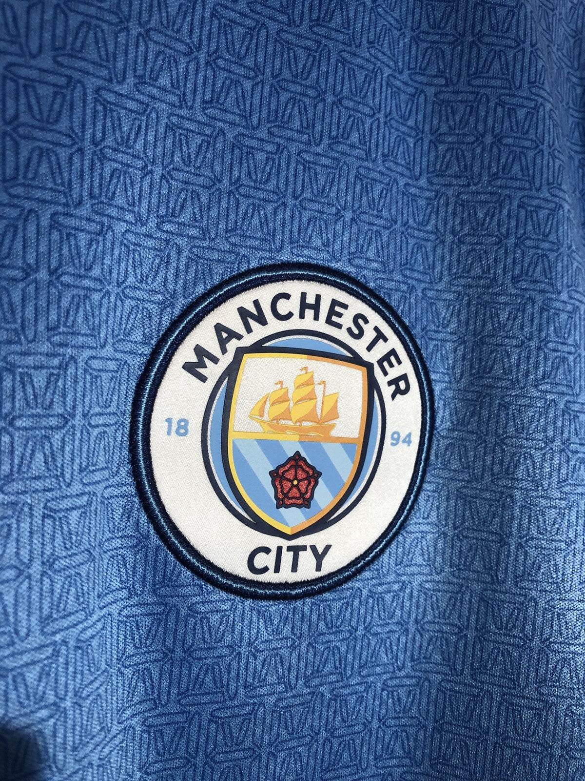 Manchester City Foden #47 2021/22 Small Home Shirt Excellent Condition 759202-01