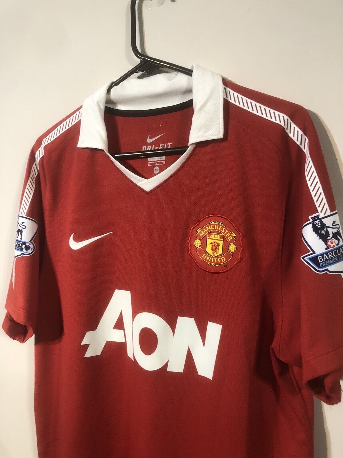 Hargreaves #4 Manchester United 2010/11 Medium Home Shirt Excellent Condition