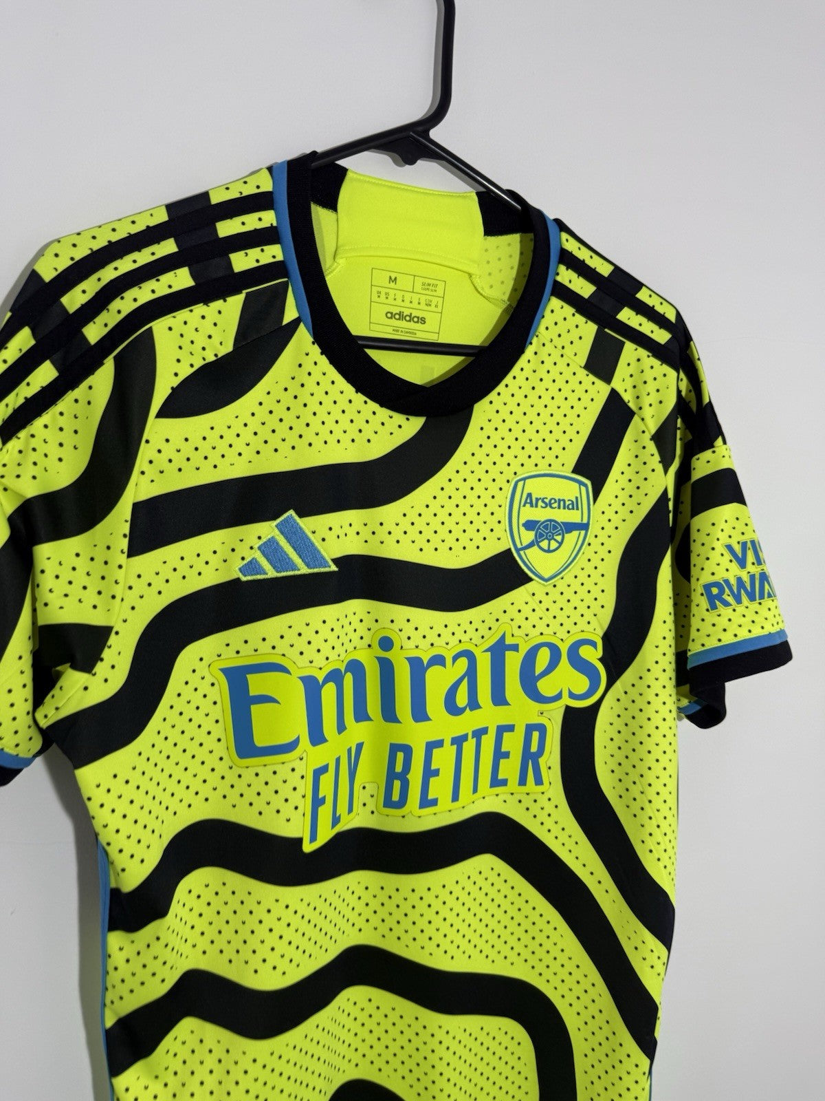 Arsenal Saliba #2 2023/24 Medium Away Shirt Adidas Excellent Condition HR6927