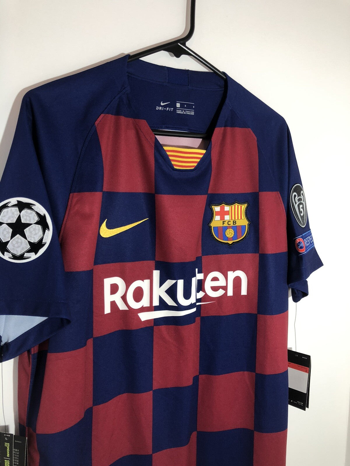 Barcelona Griezmann #17 2019/20 Large CL Home Shirt BNWT AJ5532-455