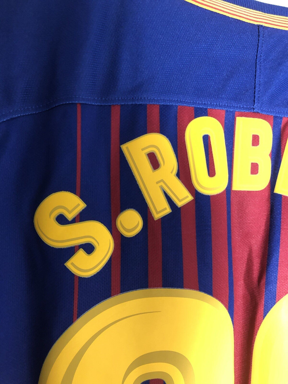 Barcelona S. Roberto #20 2017/18 XL Home Shirt Nike BNWT 847255-457