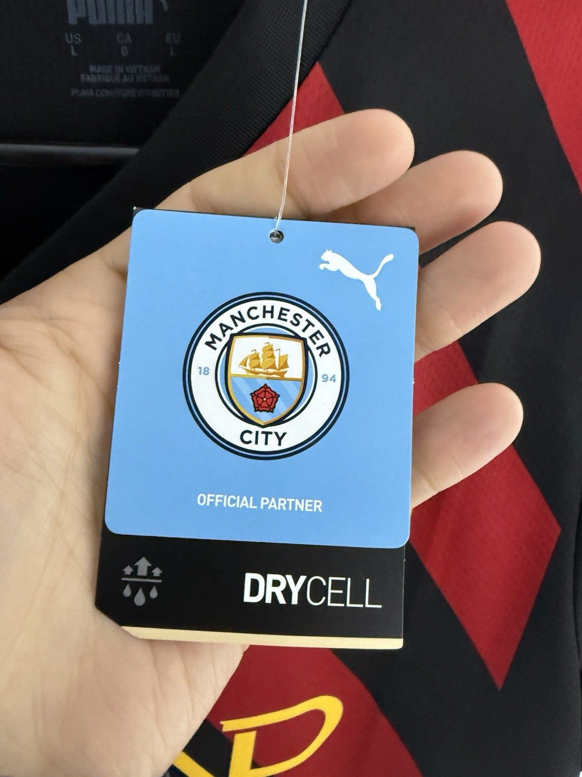 Manchester City Haaland #9 2022/23 Large Away CL Shirt BNWT 765722-02