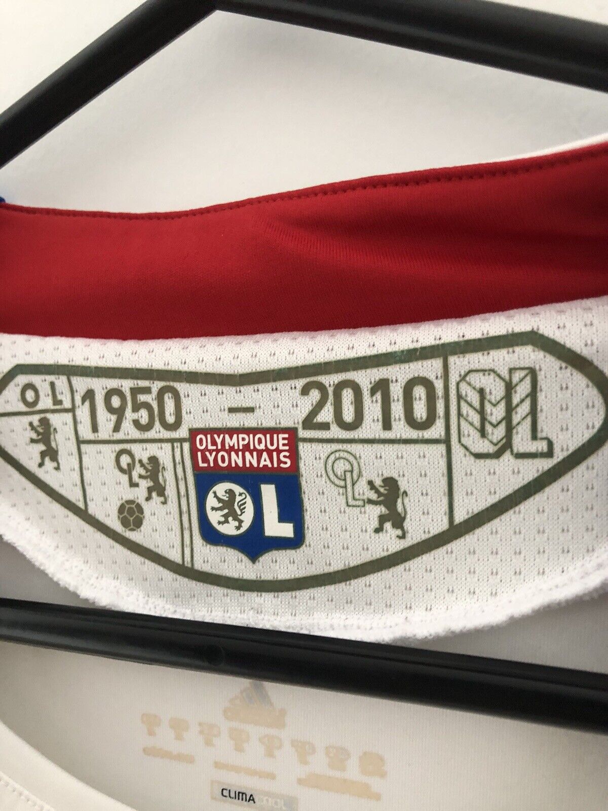 Olympique Lyonnais 2010 11 Xl Home Shirt Adidas Excellent Condition P00333