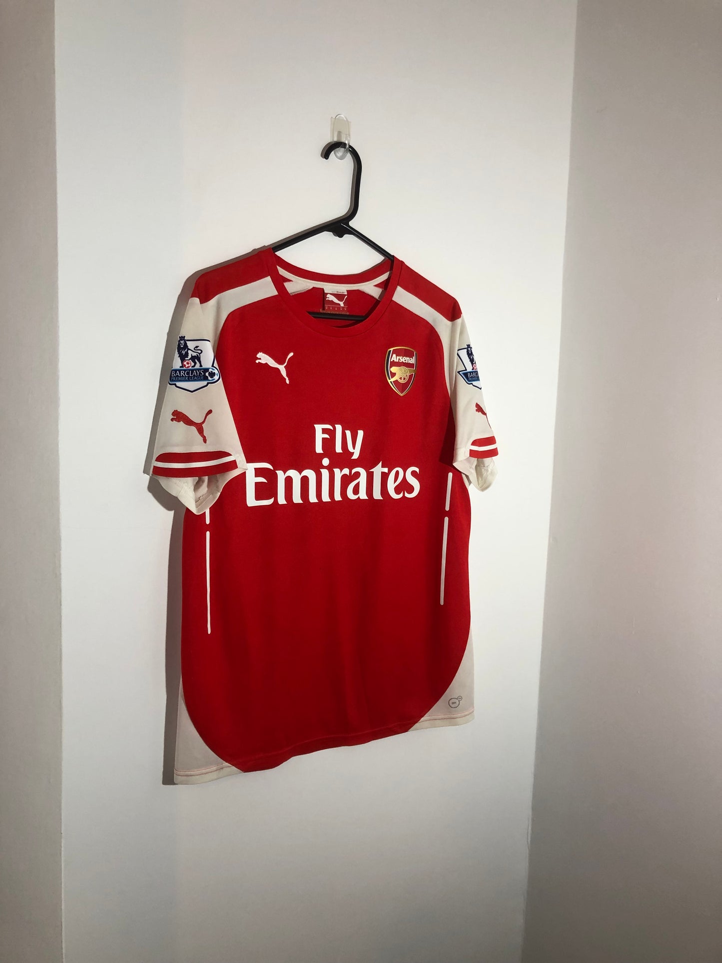 Rosicky #7 Arsenal 2014/15 Medium Home Shirt Puma Very Good Condition 746446