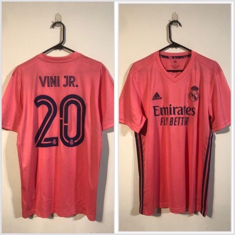 Vinicius Jr #20 Real Madrid 2020/21 Large Away Football Shirt Jersey BNWT