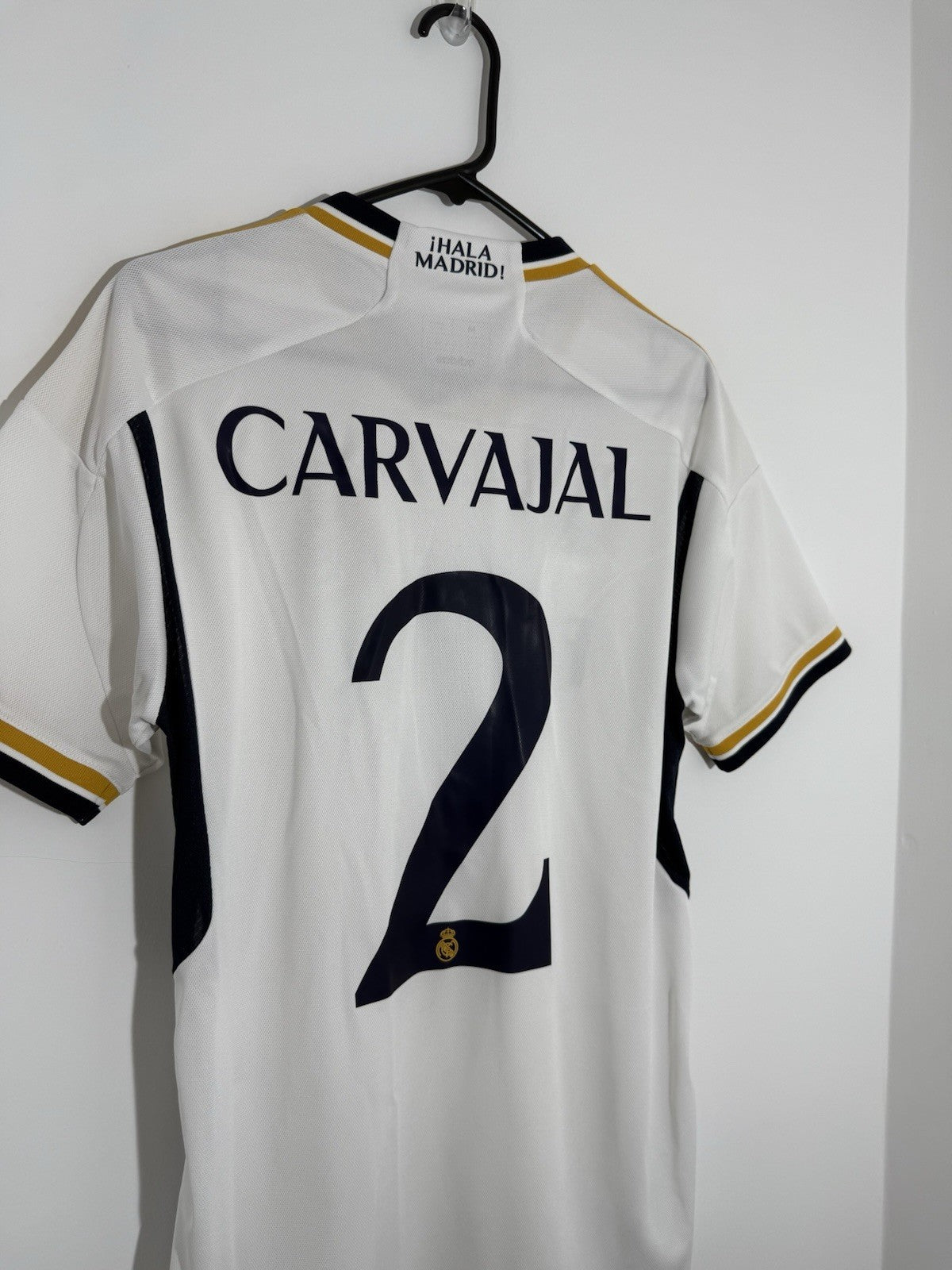 Real Madrid Carvajal #2 WCC 2023/24 Medium Home Shirt Excellent Condition HR3796